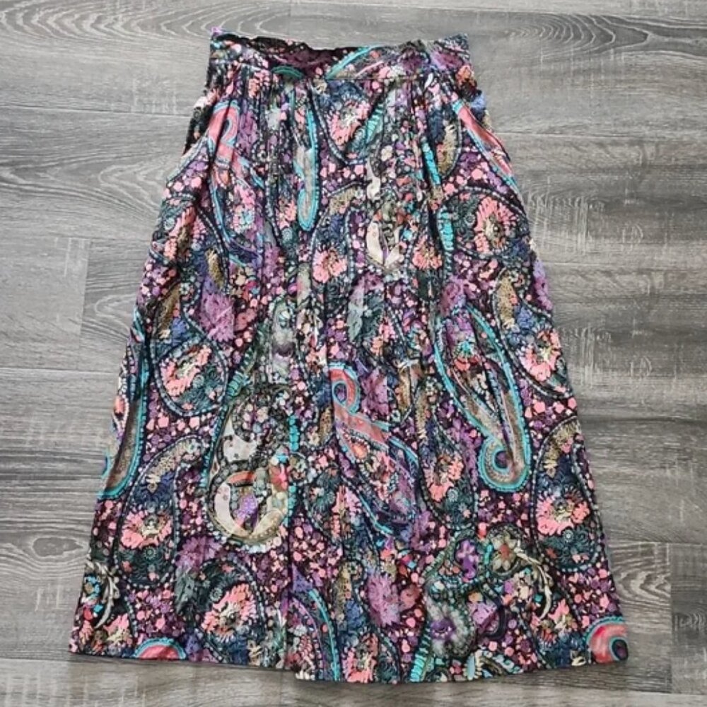 🌷 Christine David vintage pleated Midi Skirt 🌷